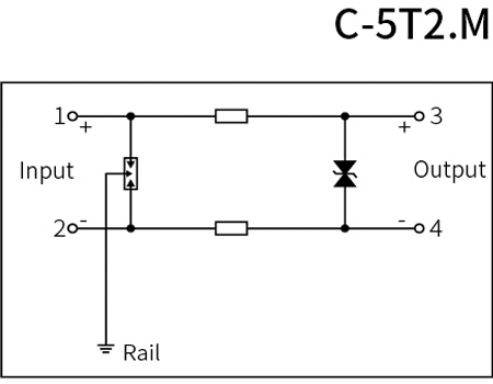 Dimensions of Safety Signal SPD-3.5 mm width